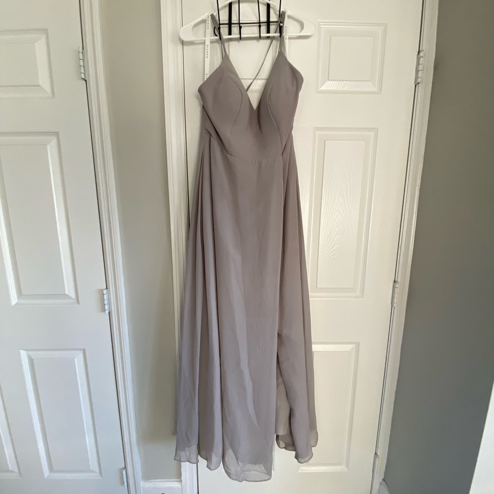 Azazie Silver Bridesmaids Dress